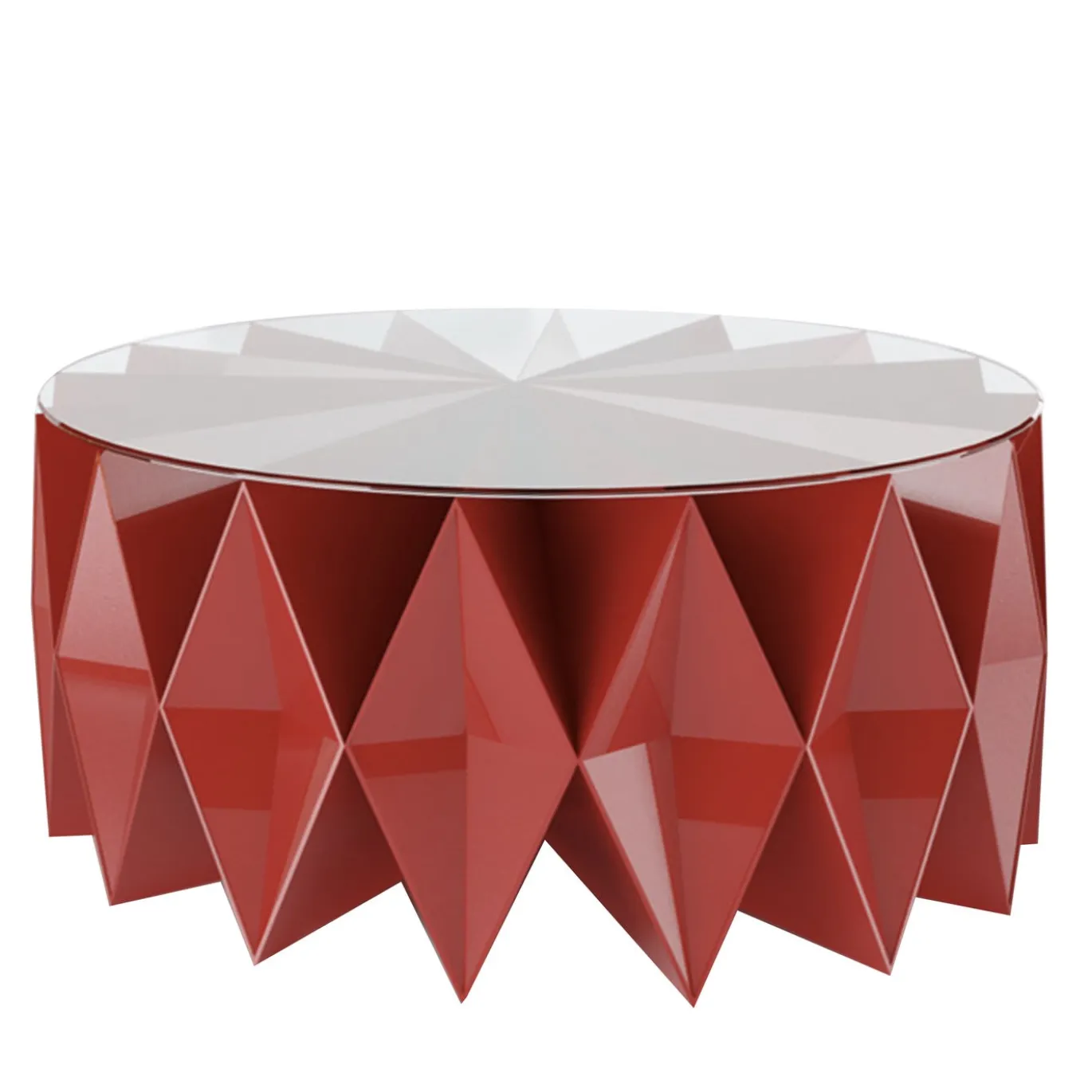 Tavolino da caffè Colletto Red di Moschino