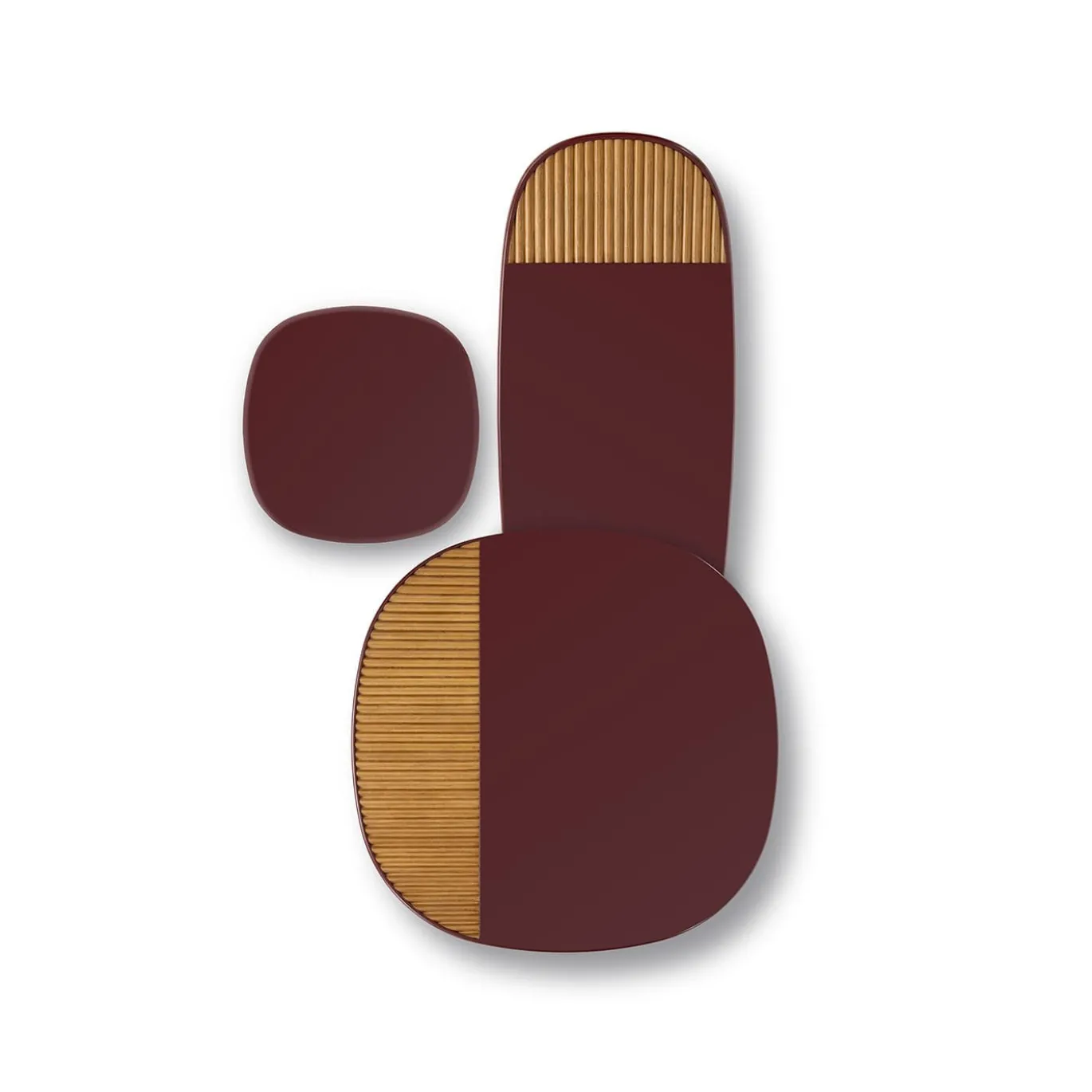Tavolino da Caffè Grande Naturae Rosso di AngelettiRuzza Design