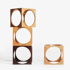 Tavolino da Caffè in Legno di Rovere "Cubo"