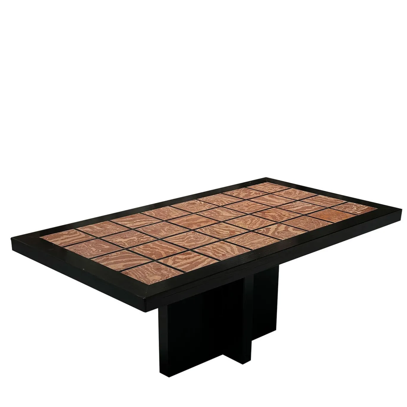 Tavolino da Caffè in Terracotta e Marmo #2