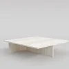 Tavolino da caffè Linea in Travertino Beige by Martage Collection