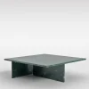 Tavolino da caffè Linea Small in marmo verde Guatemala by Martage Collection