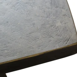 Tavolino da caffè quadrato Arkos in legno bronzo scuro
