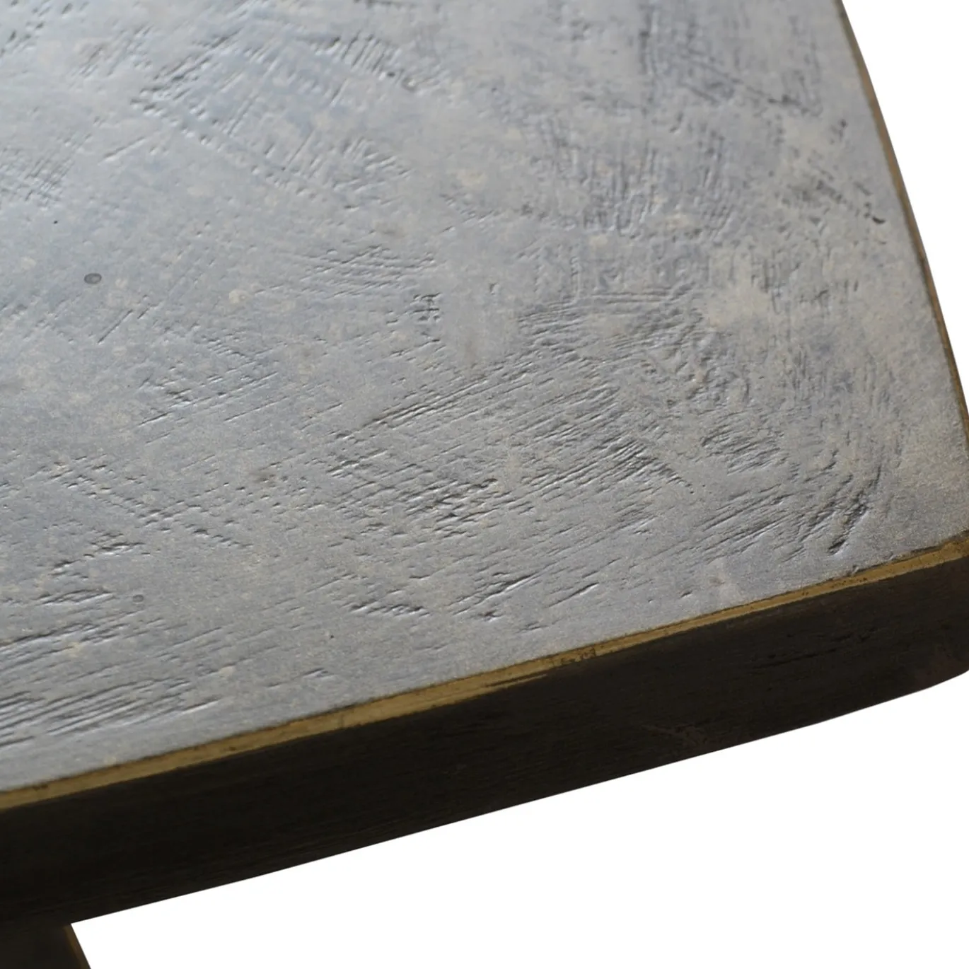 Tavolino da caffè quadrato Arkos in legno bronzo scuro