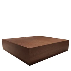 Tavolino da caffè quadrato Dona in legno