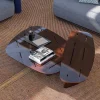 Tavolino da caffè rettangolare in legno Felipe