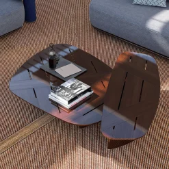 Tavolino da caffè rettangolare in legno Felipe