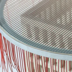 Tavolino da caffè rotondo Mimì in travertino
