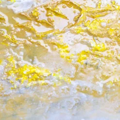 Tavolino da caffè scultoreo Candy giallo