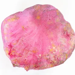 Tavolino da caffè scultoreo Candy rosa