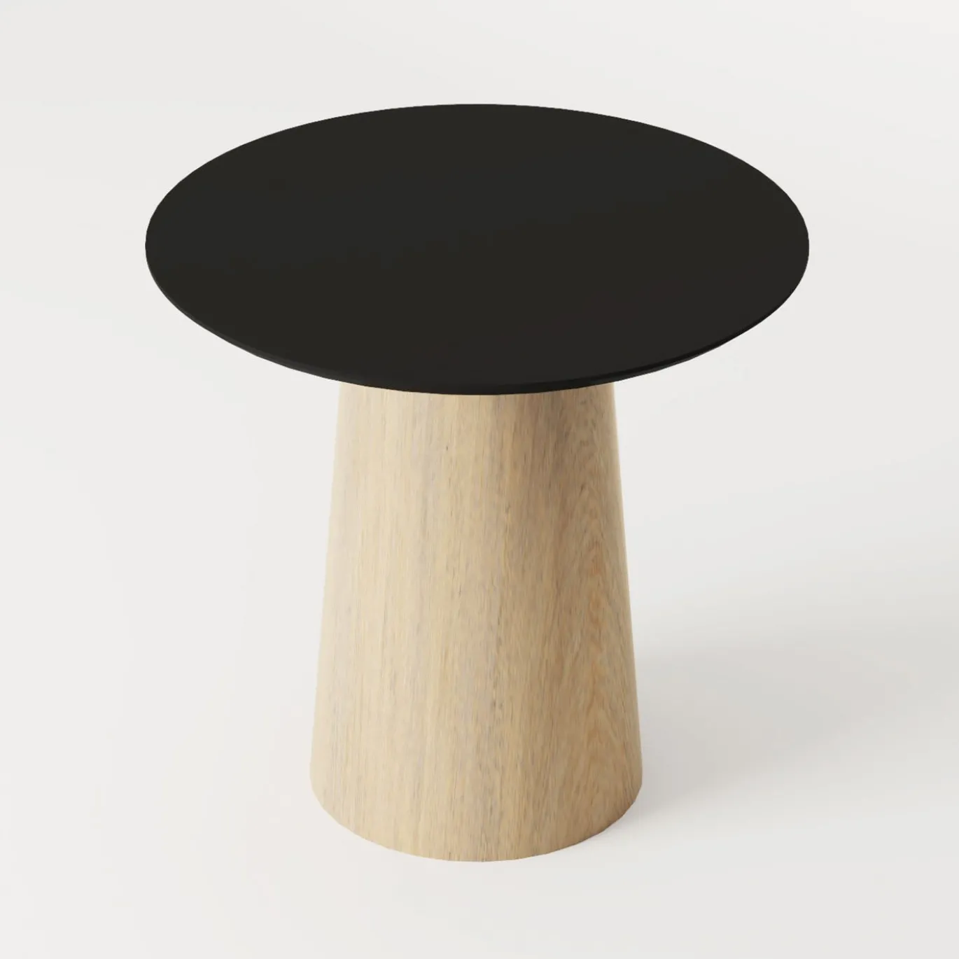 Tavolino da caffè Tholos Beige con piano in Gres Nero
