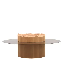 Tavolino da caffè topografico Tip in faggio di Riccardo Vendramin
