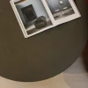 Tavolino da caffè Torre 700 con top in resina coccodrillo bronzo