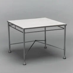 Tavolino da esterno Intreccio in acciaio inox