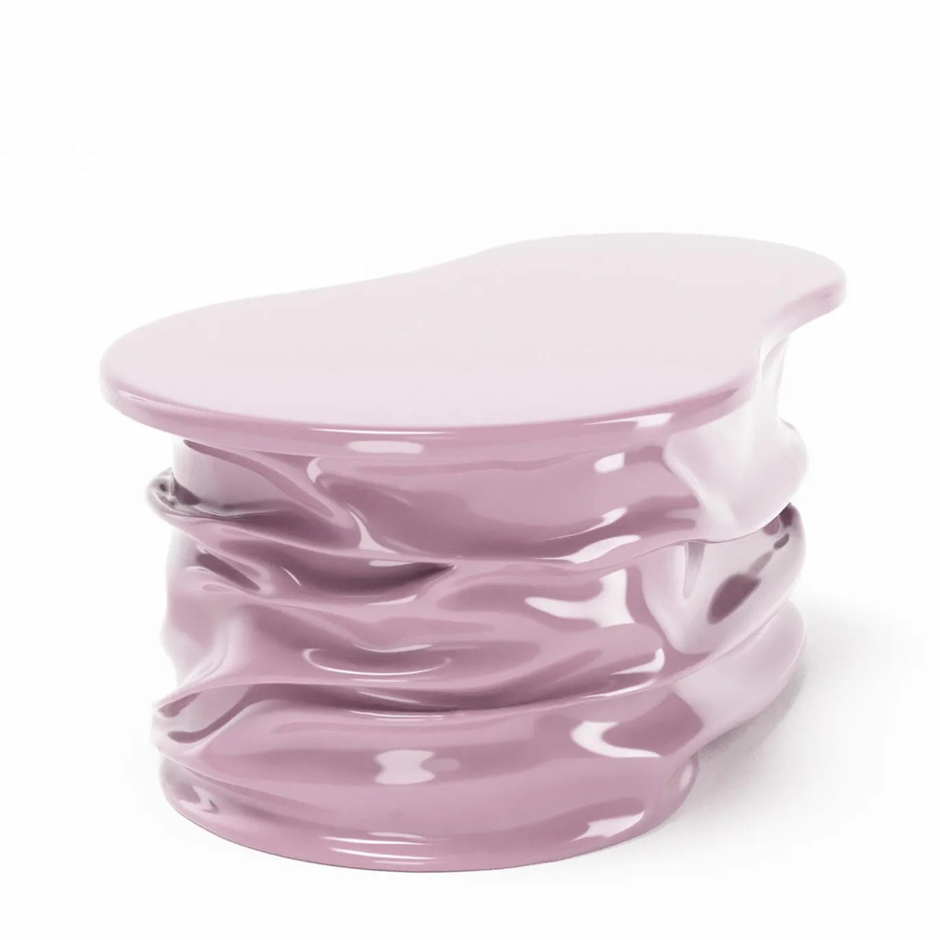Tavolino Dafne in Resina Rosa