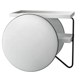 Tavolino da servizio mobile Chariot bianco di Gamfratesi