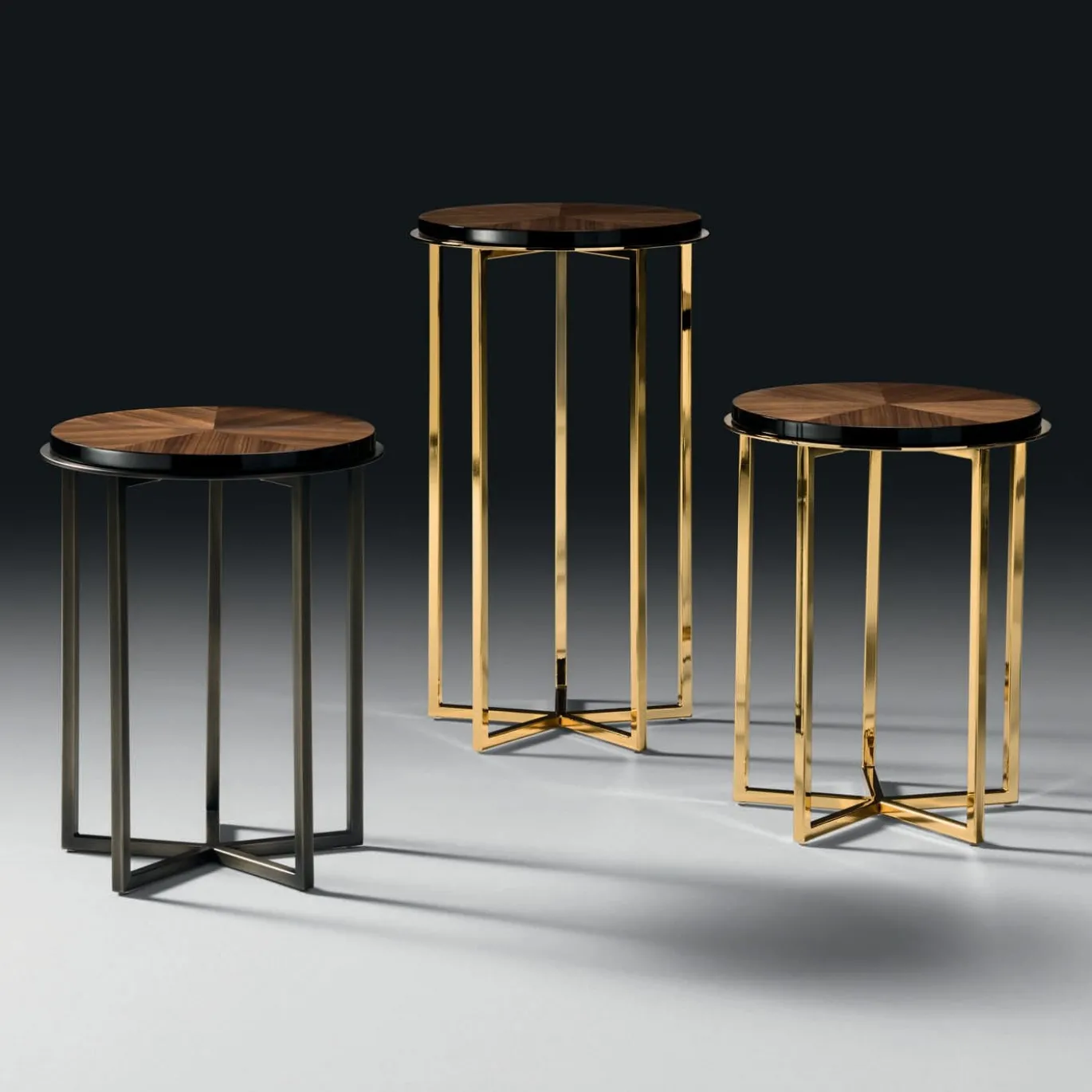 Tavolino Elliot Plus in bronzo