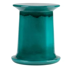 Tavolino Elya Lineare in ceramica verde Ramina