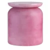Tavolino Elya Morbido in Ceramica Rosa