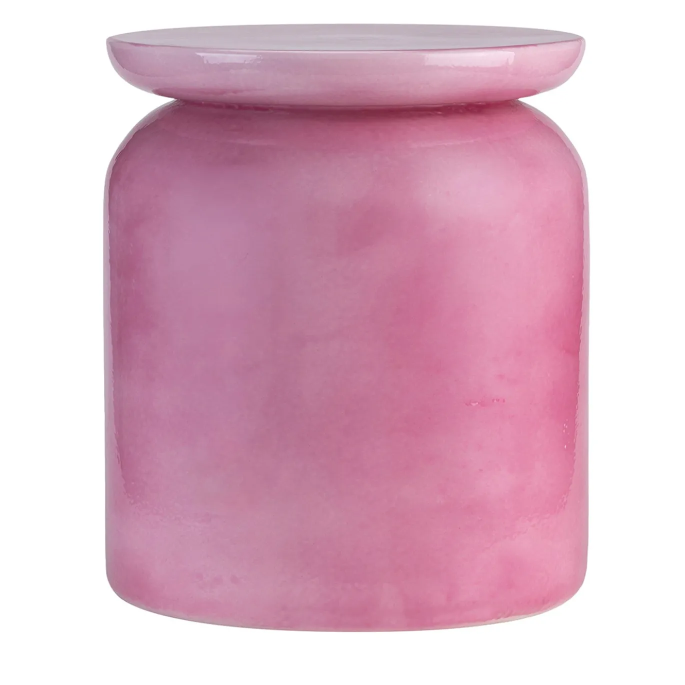 Tavolino Elya Morbido in Ceramica Rosa