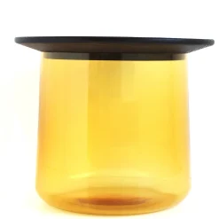 Tavolino in ambra/quercia tinta Tea