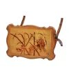 Tavolino in legno esotico Liberty francese di Emile Gallè