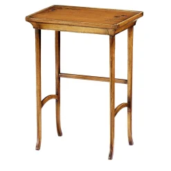 Tavolino in legno esotico Liberty italiano