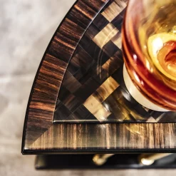 Tavolino in legno marrone Five Columns