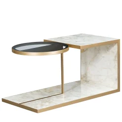 Tavolino in marmo Alfred