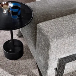 Tavolino 9 in Marmo Nero di Piero Lissoni