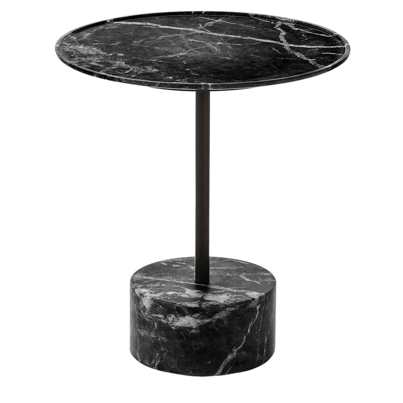 Tavolino 9 in Marmo Nero di Piero Lissoni