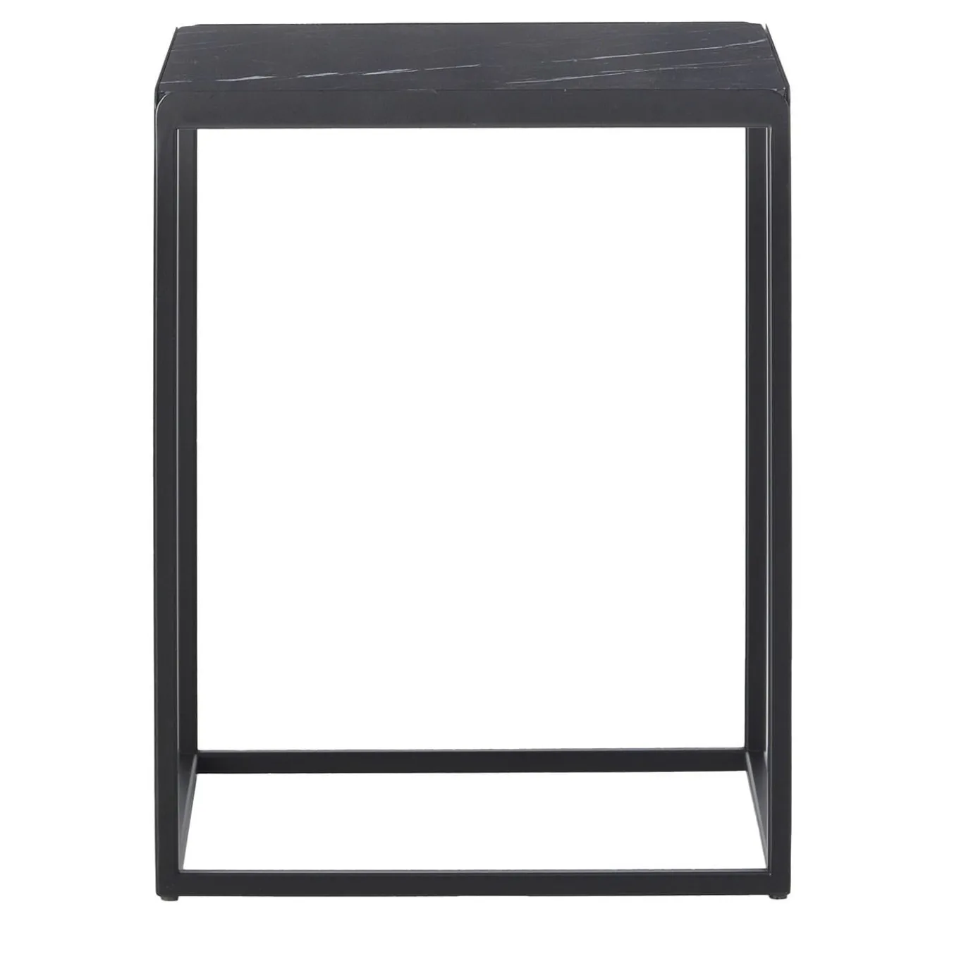 Tavolino in marmo Nero Marquina