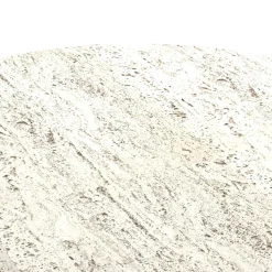 Tavolino in marmo travertino del XXI secolo con caricatore wireless