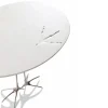 Tavolino in metallo Traccia Silver