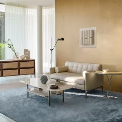 Tavolino in metallo Traccia Silver