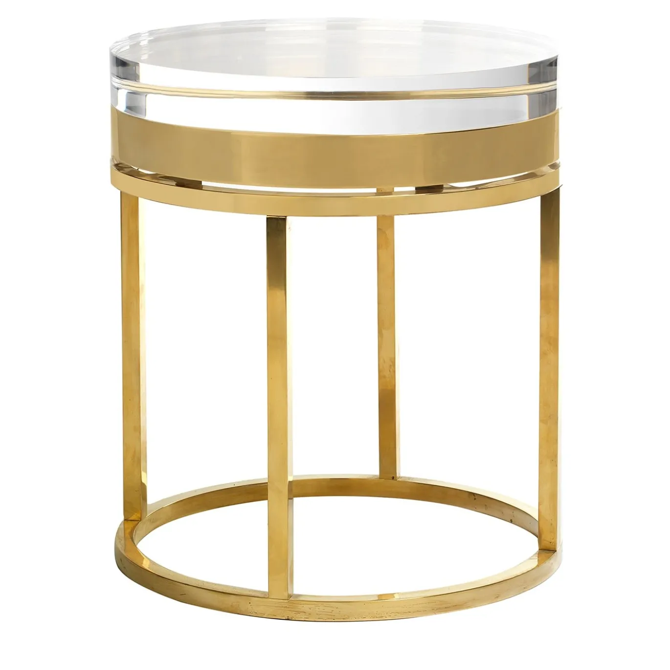 Tavolino in oro Ice
