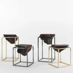 Tavolino in ottone Antivol di CTRLZAK