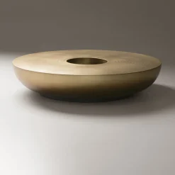 Tavolino in ottone Botero 17 di R&D De Castelli