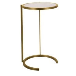 Tavolino in ottone brunito Teti