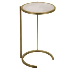 Tavolino in ottone brunito Teti