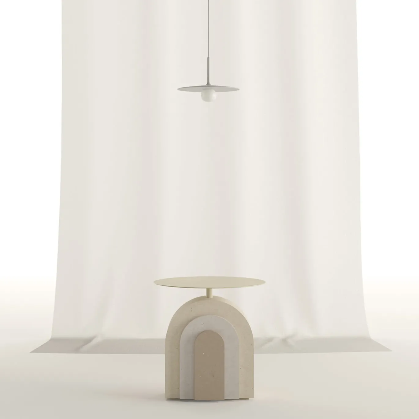 Tavolino in pietra Arco di Apospersano