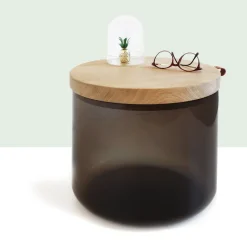 Tavolino in vetro fumé Tea