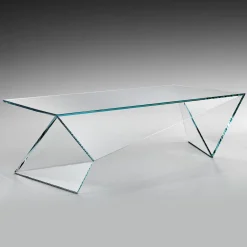 Tavolino in vetro Origami