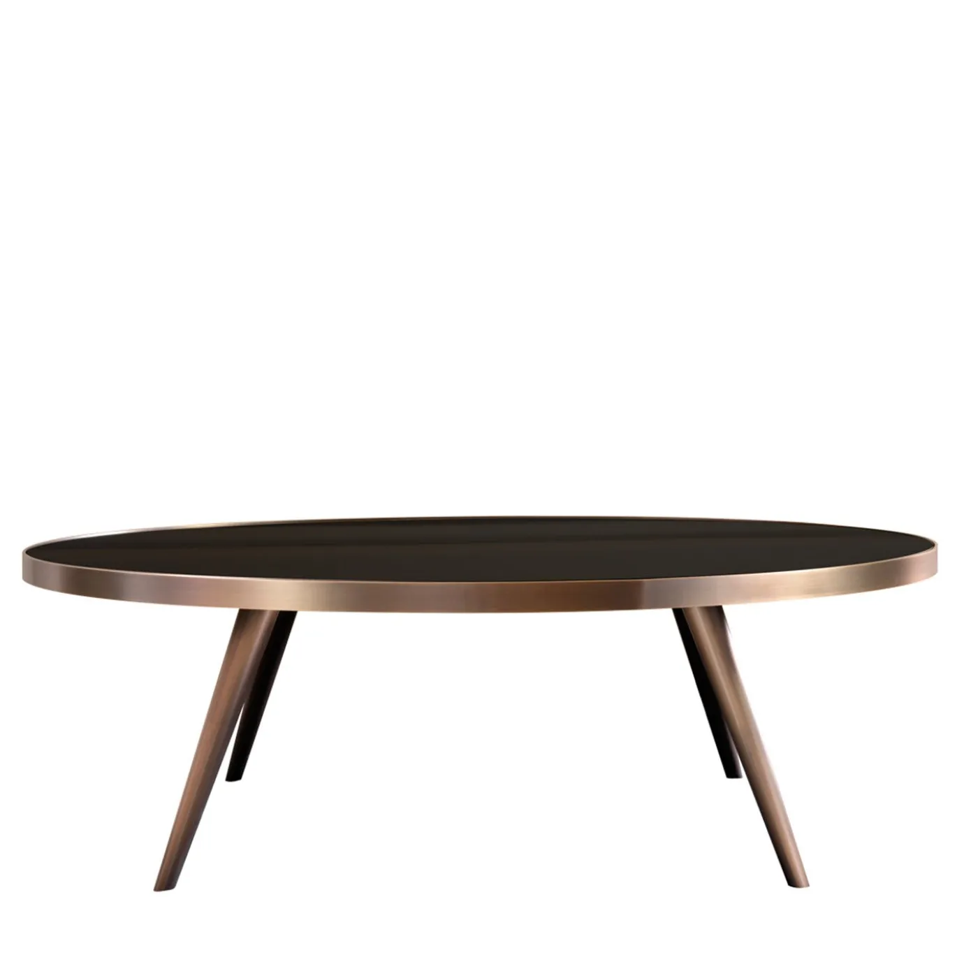 Tavolino Jerome in Ottone Nero