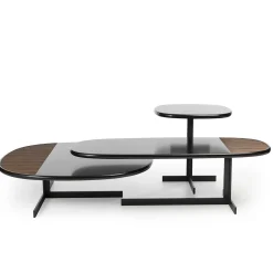 Tavolino Laterale Piccolo Naturae Nero di AngelettiRuzza Design