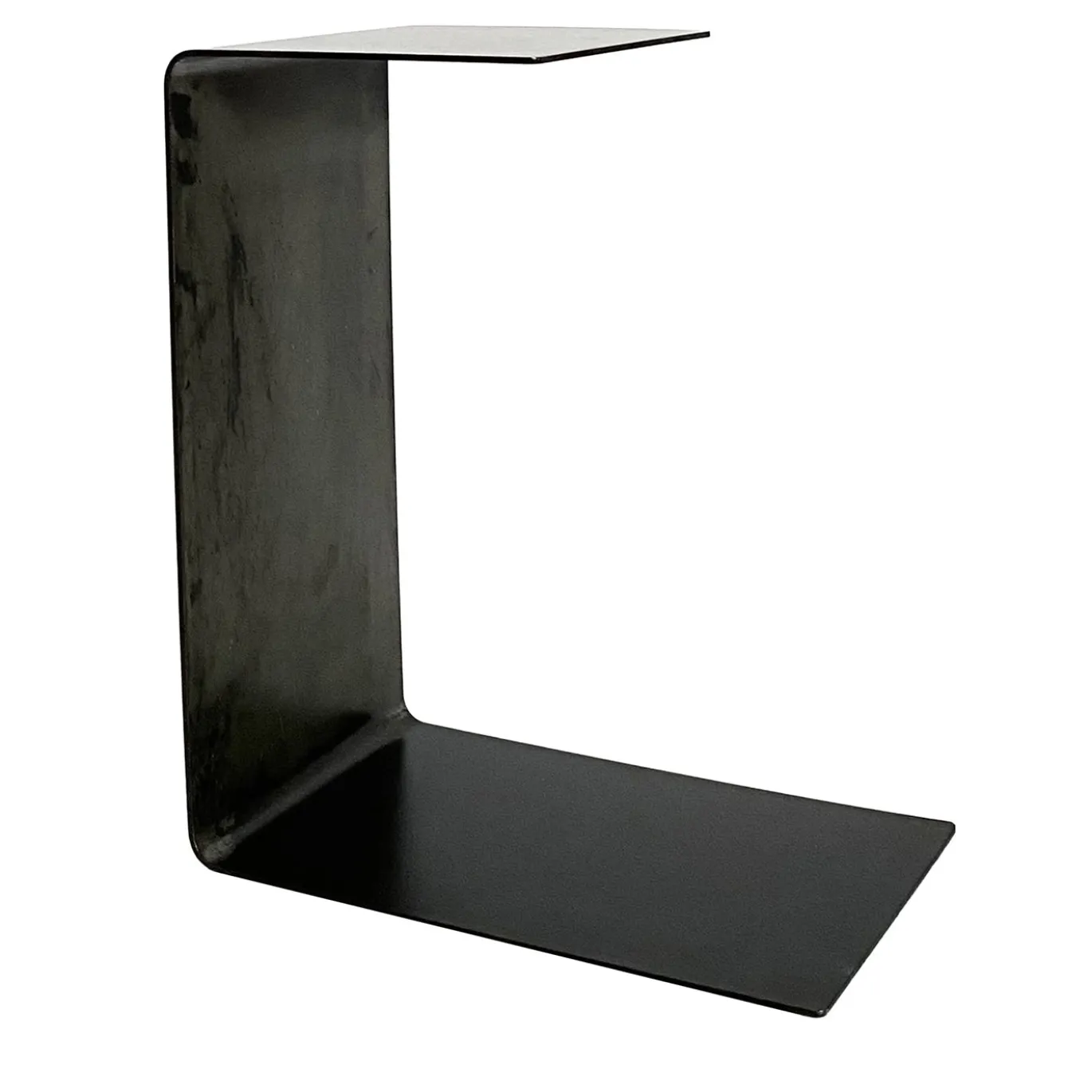 Tavolino Lettera C in acciaio con luce LED