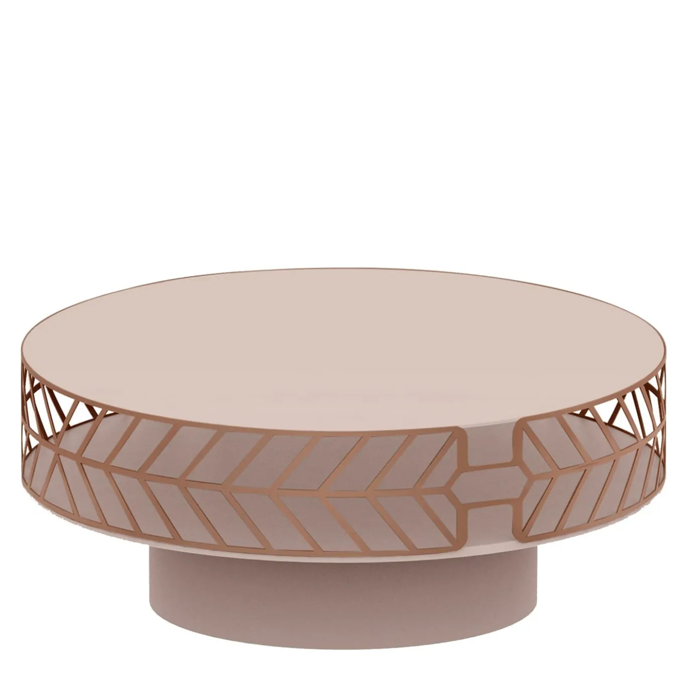 Tavolino Lok Beige di Elena Salmistraro