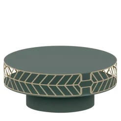 Tavolino Lok Green di Elena Salmistraro