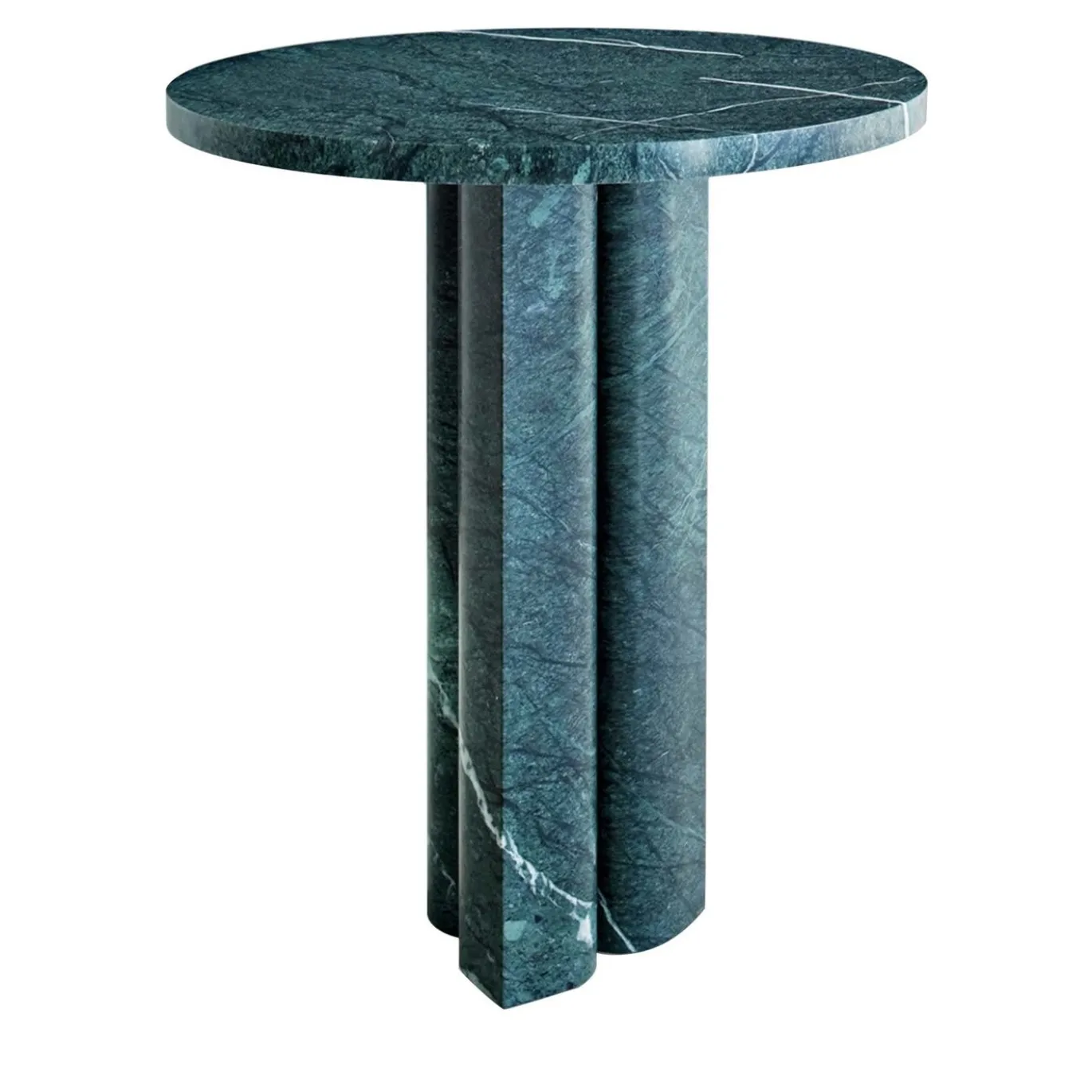 Tavolino LoveMeLoveMeNot in Marmo Verde Alpi di Michael Anastassiades