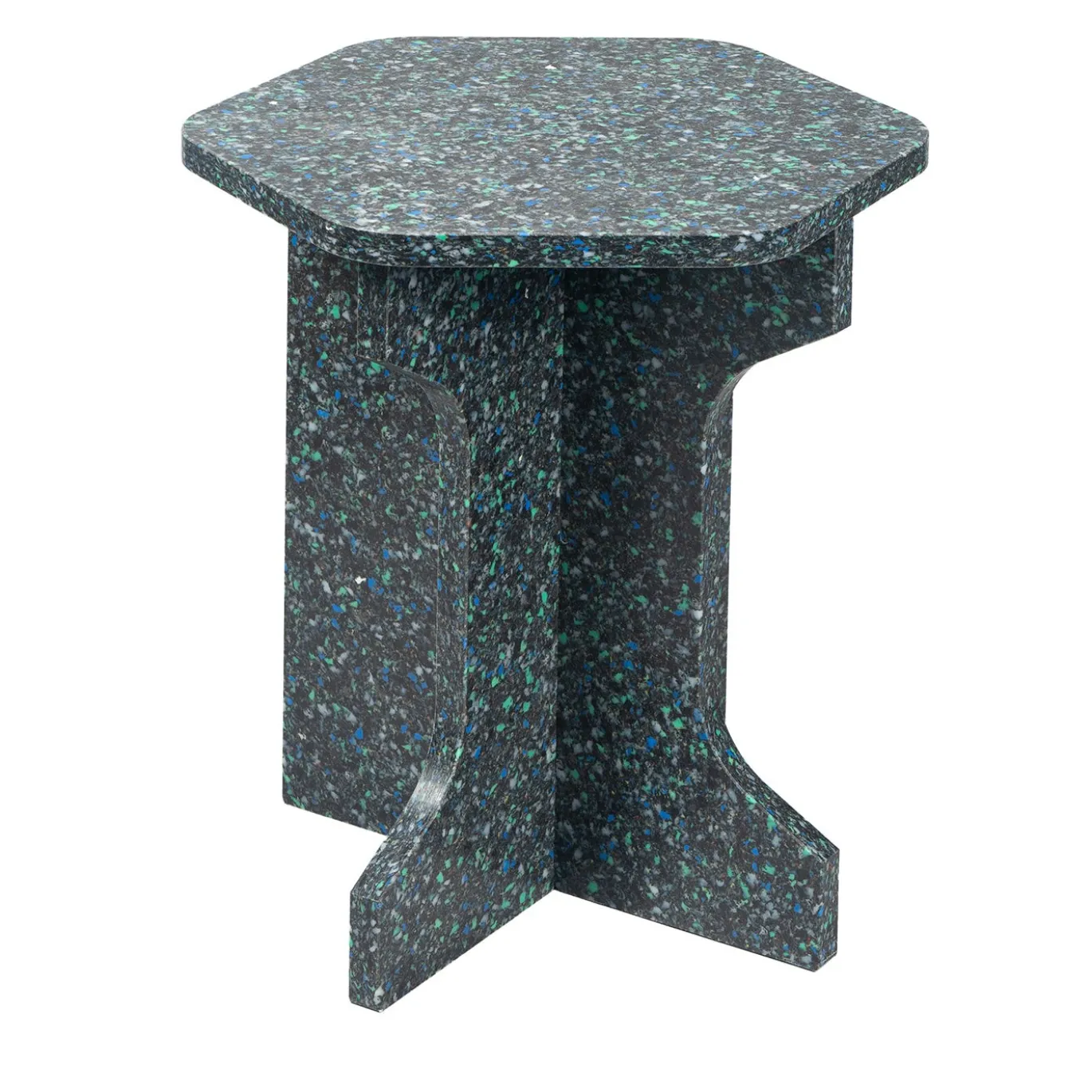 Tavolino multicolore Bridge 6897 in plastica riciclata